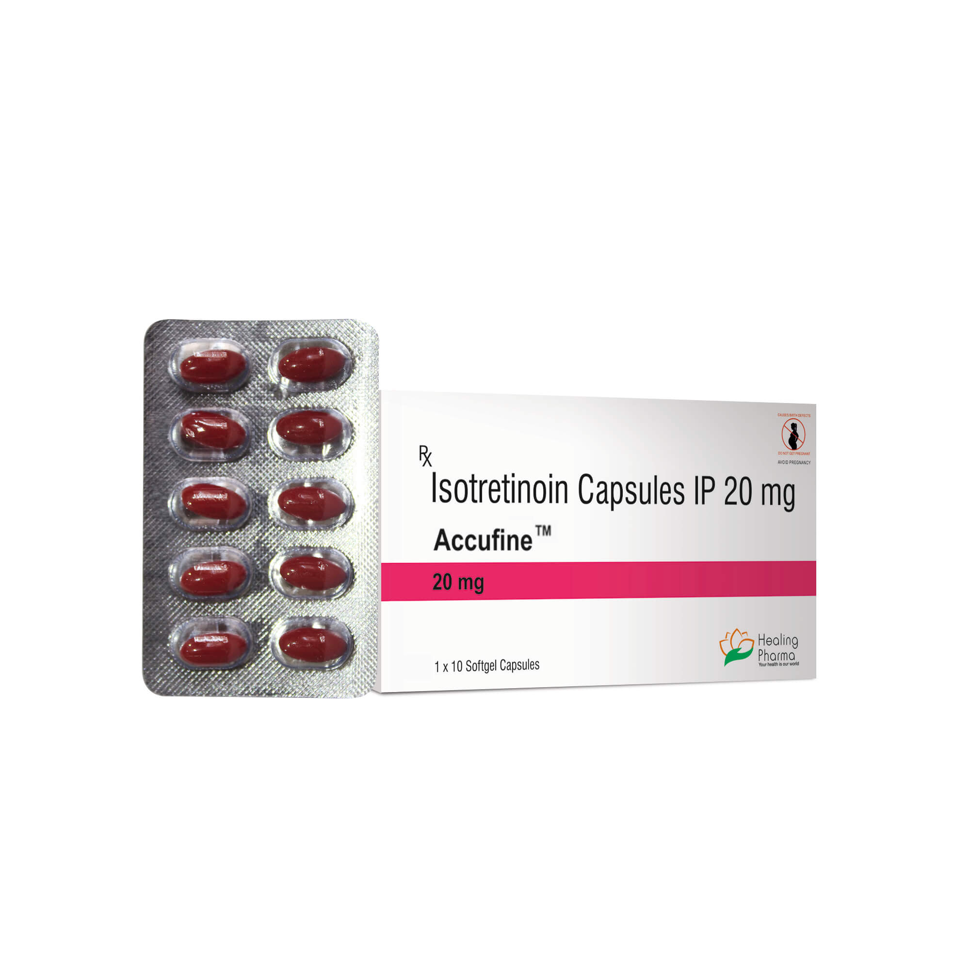 Accutane Isotretinoin Capsules
